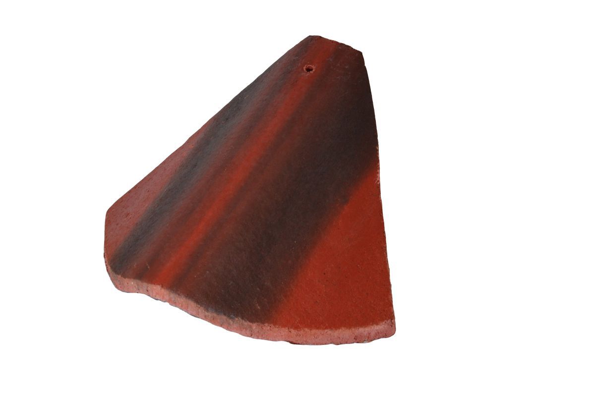 Redland Concrete Bonnet Hip - Premier Rustic Red