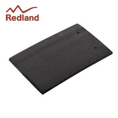Redland Plain Eaves/Top Tile - Concrete Tile - Premier Black