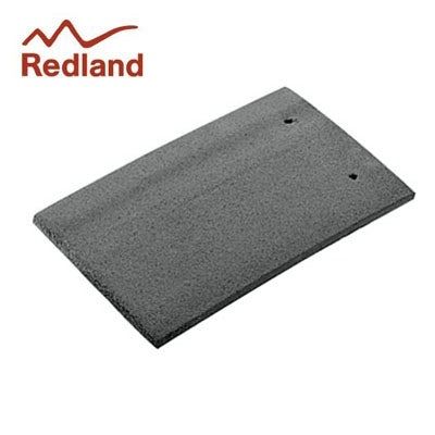 Redland Plain Eaves/Top Tile - Concrete Tile - Smooth Slate Grey