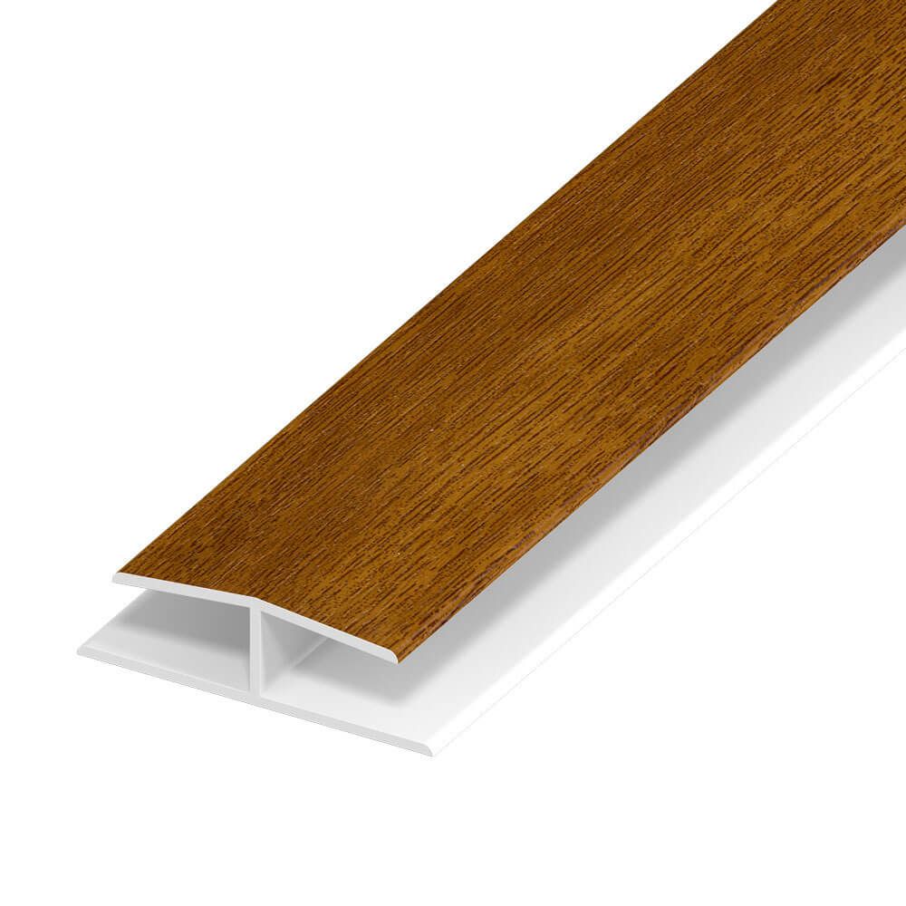 Soffit Board Panel Joint - 40mm - Golden Oak (5m)
