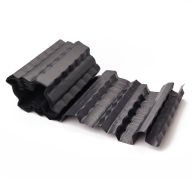 PVC Continuous Rafter Tray - Black (6000mm)