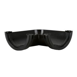 Brett Martin uPVC Roundstyle Guttering  90° Angle - 112mm - Black