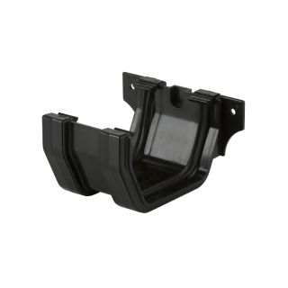 Brett Martin uPVC Squarestyle Guttering Union Bracket - 114mm - Black