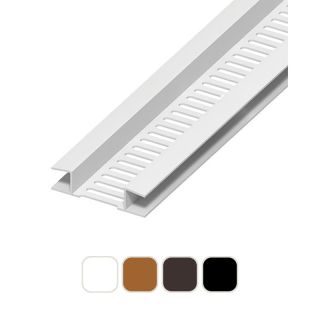 UPVC Soffit Board Ventilation Strip - 10mm Airspace (5000mm x 49mm)