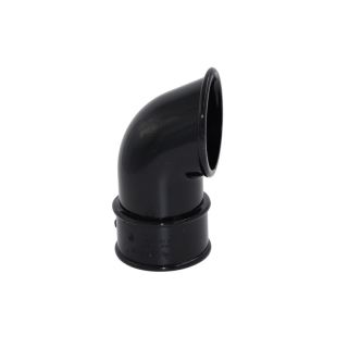 Aquaflow UPVC Half Round Guttering Downpipe Shoe - 68mm