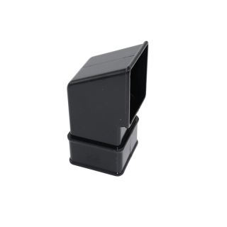Aquaflow UPVC Squareline Guttering Downpipe Shoe - 65mm x 65mm