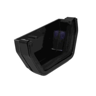 Aquaflow UPVC Squareline Guttering External Stop End - 114mm x 59mm