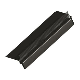 Polypropylene 3-in-1 Over-Fascia Vent with Comb - Black (1000mm x 20mm x 10mm)