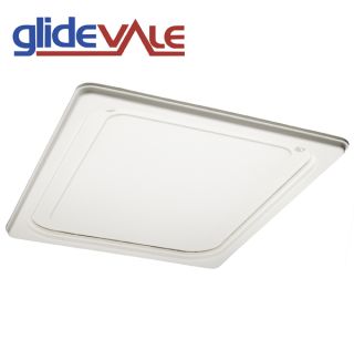 Glidevale Part L Plastic Push Up Loft Access Door with Anti-Wind Uplift - 717 x 555 - White