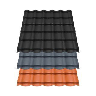 Innoline Tile Effect Bitumen Roof Sheet - 940mm x 800mm x 2.3mm
