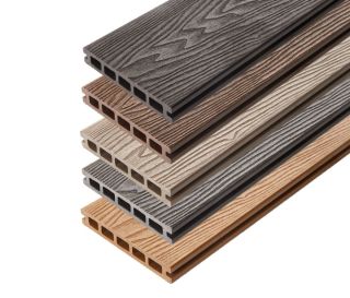 Triton - Dual-sided Hollow Composite Decking Board - 148mm x 25mm
