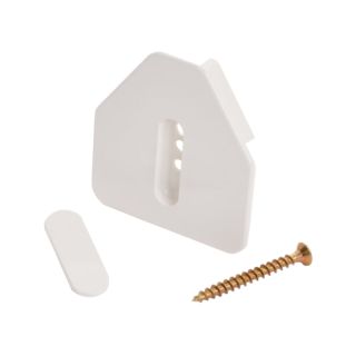 Poly X Economy Glazing Bar End Cap - White