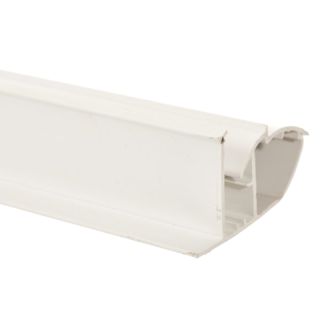 Poly X PVC Roof Glazing End Bar Adapter - White