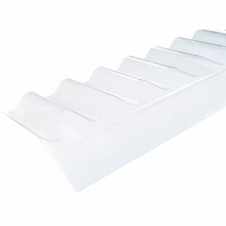 Solstice 3in Corrugated PVC Wall Flashing - 762mm x 150mm x 0.65mm (Clear)