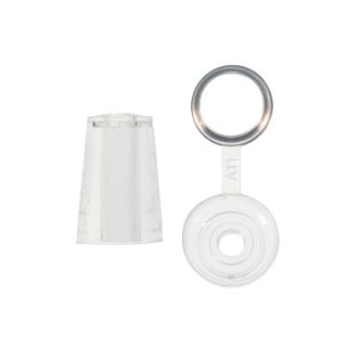 Solstice Mini Corrugated PVC Roofing Sheet Fixing Screws & Caps (Pack of 10)