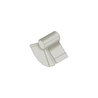 Swisspearl Big Six Fibre Cement Two-Piece Adjustable Roll Top Finial