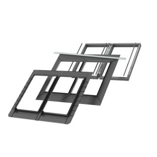 VELUX EKN 2021M Coupled Recessed Flashing Set - 100mm Gap - Up to 8mm Slates