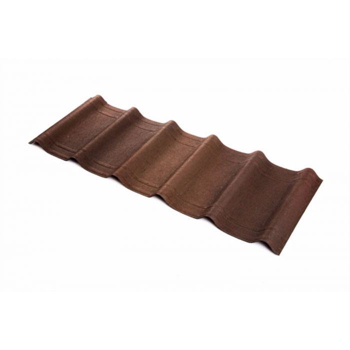 Onduvilla - Bitumen Roof Tiles - Shaded Brown (2.18 m2 Coverage - Pack of 7)