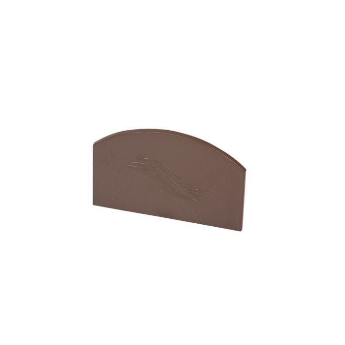 Corotherm - 10/16/25mm Polycarbonate Sheet Glazing Bar End Caps - Brown