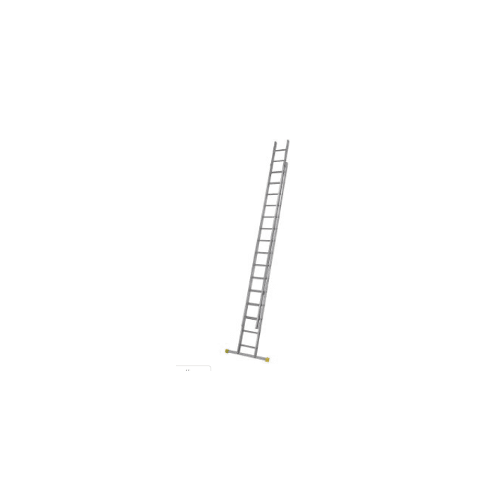 Werner Aluminium Double Extension Ladder with Stabiliser Bar