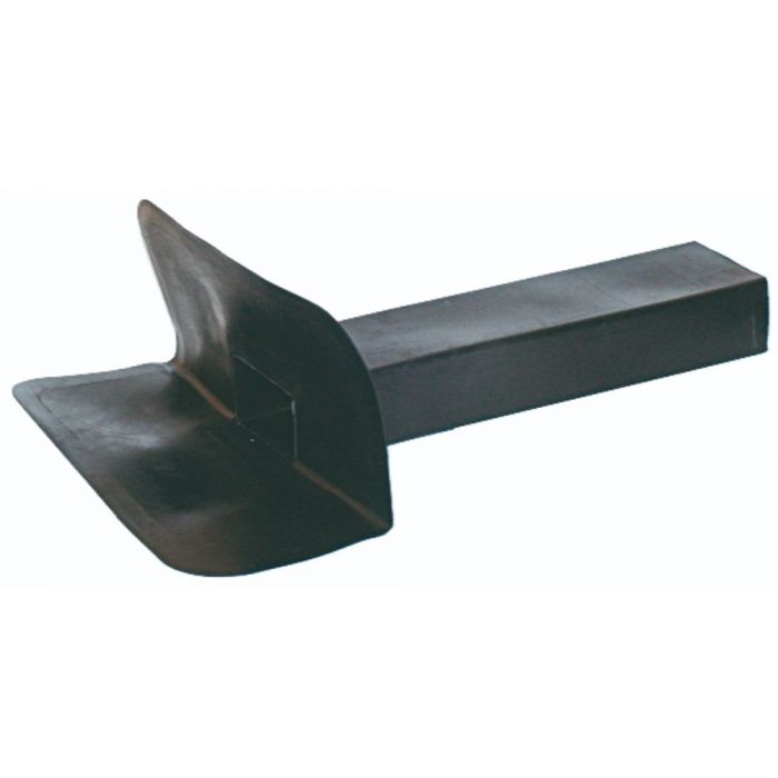 Wallbarn - EPDM Square Corner Roof Outlet with Smooth Flange