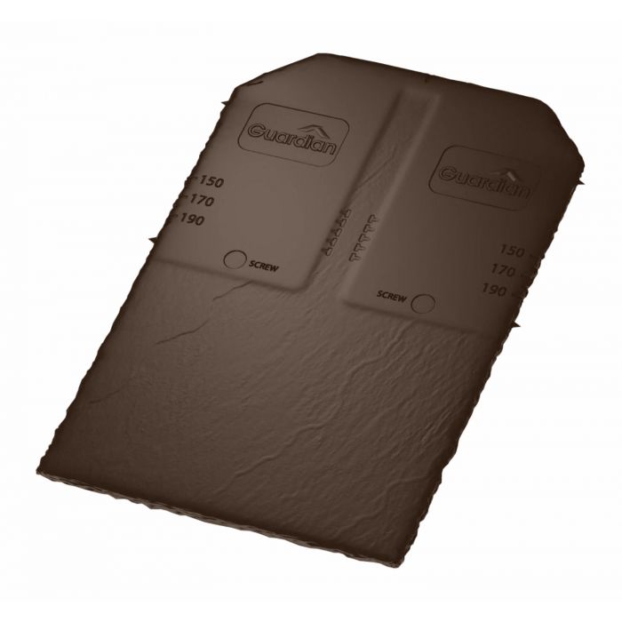 Guardian Synthetic Slate Roof Tile - Brown (Pack of 22)