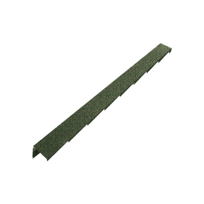 Britmet - Plaintile - Right Hand Barge - Moss Green (1250mm)