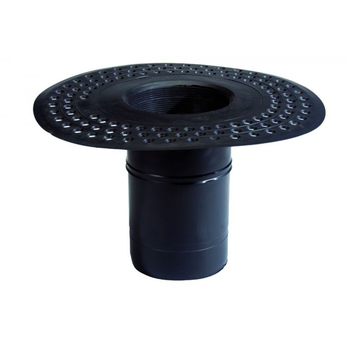 Wallbarn - TPE Circular Roof Outlet with Perferated Flange for HDPE - 240mm - 125mm