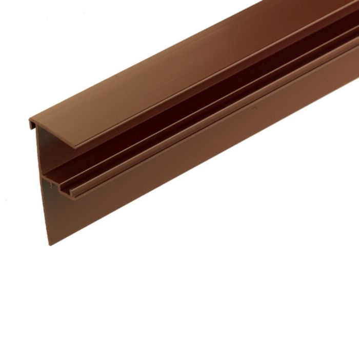 Corotherm - 25mm Polycarbonate Sheet Side Flashing - Brown (3m)