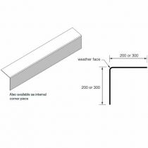 Eternit 6 Inch Fibre Cement Plain Barge Board