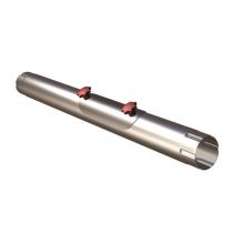 Lindab Steel Guttering - Rod Access Pipe - Magestic Galvanised