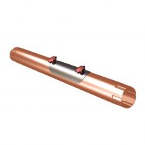 Lindab Natural Copper Guttering - Rod Access Pipe - 1m x 100mm