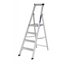 Youngman Builders Platform Step Ladder with Extended Support Rail