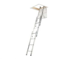 Abru 2.69m 2 Section Aluminium Loft Ladder