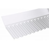 Corolux - Mini Corrugated PVC Wall Flashing - Clear (713mm)