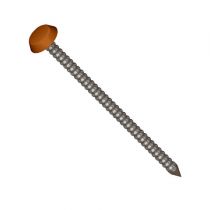 Soffit, Fascia & Capping Board Polytop Fixing Pins - 40mm - Brown (Pack of 250)