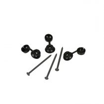 Coroline - Corrugated Bitumen Roof Sheet Fixings - Black (Pack of 20)