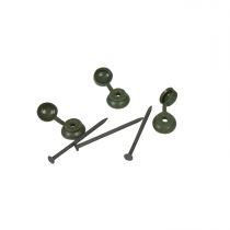 Coroline - Corrugated Bitumen Roof Sheet Fixings - Green (Pack of 400)