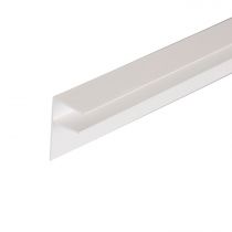 Corotherm - 16mm Polycarbonate Sheet Side Flashing - White (6m)