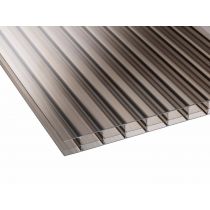 Corotherm 16mm - Triplewall Polycarbonate Sheet - Bronze (2500x700x16mm)