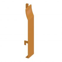 UPVC Shiplap Cladding - Butt Joint - 100mm - Oak