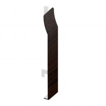 UPVC Shiplap Cladding - Butt Joint - 100mm - Rosewood