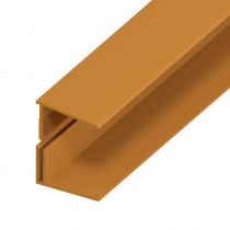 UPVC Shiplap Cladding - Edge Trim - 125mm - Oak (5m)