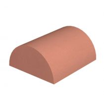 Marley Clay Half Round Ridge/Hip Stop Ends - 305mm
