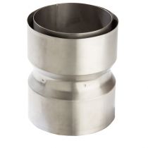 Flexiwall Flue Liner Connector - 316 Grade Stainless Steel - 125mm to 150mm