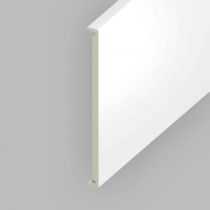 Double Fascia UPVC Board - Plain 450mm x 18mm - White (5m)