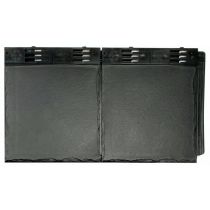 Envirotile - Double Plastic Slate Tile - Slate Grey (Pack of 10)