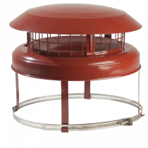Econocowl - Stainless Steel Chimney Cowl for Solid Fuel - 150mm to 250mm