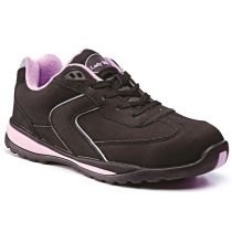 Rugged Terrain - Ladies Safety Trainers (SB SRC) - Black Nubuck