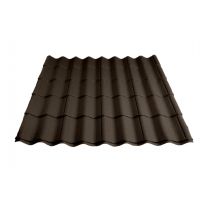 Britmet - Pantile 2000 - Tile Effect Sheet - Made to Measure - Tudor Brown (0.9mm)